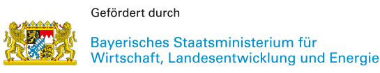 Logo des Bayerischen Staatsministeriums für Wirtschaft, Lanesentwicklung und Energie