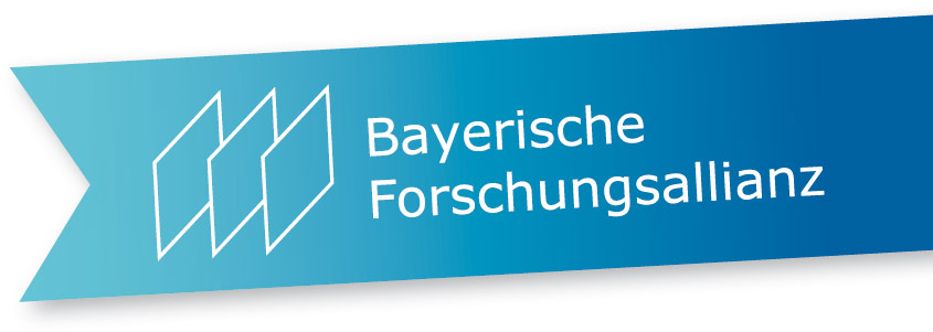 Bayerische Forschungsallianz Flaggen-Logo